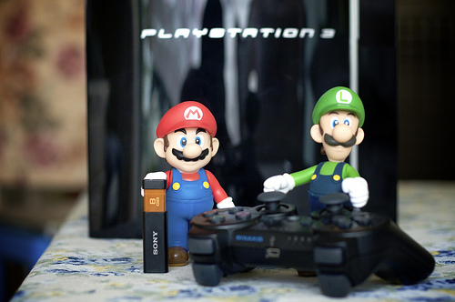 MadMario играет на PS3