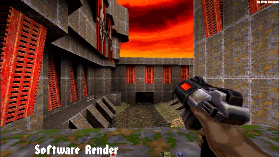 Quake 2: Software Render vs OpenGL Render - YouTube