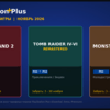 Скриншот с играми для PlayStation Plus: Dead Island 2, Tomb Raider и Monster Train 2.